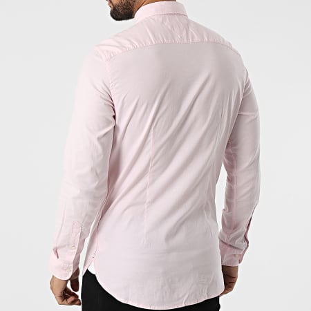 Tommy Hilfiger - Chemise A Manches Longues 1985 Flex Oxford 7110 Rose Clair