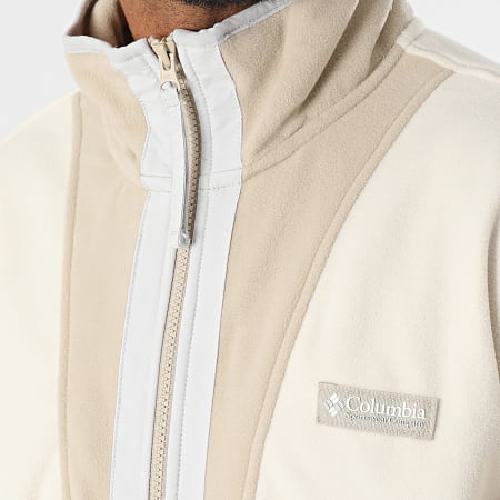 Columbia - Back Bowl 1890764 Giacca in pile beige con collo a zip