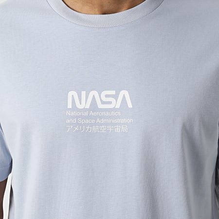 NASA - Tee Shirt Oversize Large Small Admin Bleu Ciel