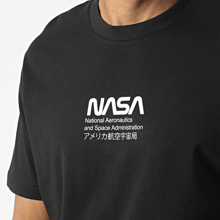 NASA - Tee Shirt Oversize Large Small Admin Noir