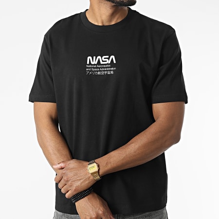NASA - Tee Shirt Oversize Large Small Admin Noir