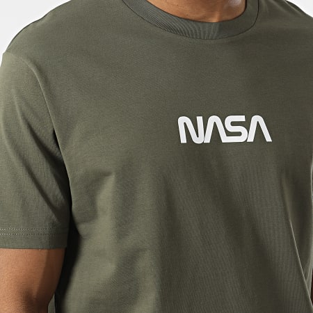 NASA - Tee Shirt Oversize Large Japan Vert Kaki