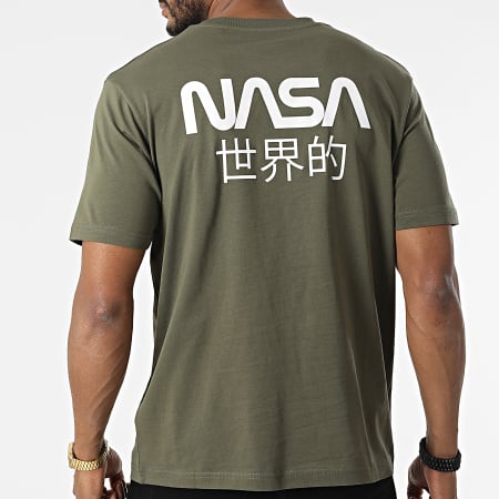 NASA - Tee Shirt Oversize Large Japan Khaki Green