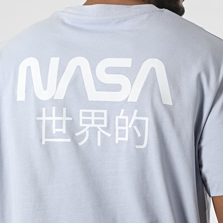 NASA - Tee Shirt Oversize Large Japan Bleu Ciel