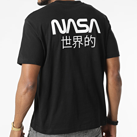 NASA - Camiseta extragrande grande de Japón negra