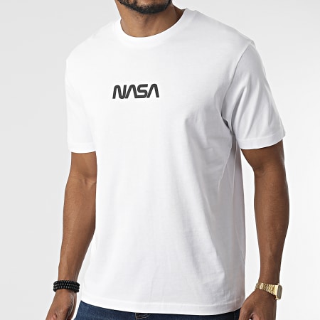 NASA - Tee Shirt Oversize Large Japan Blanc