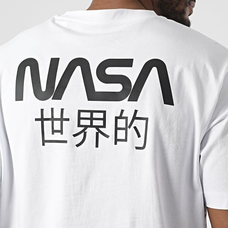 NASA - Camiseta extragrande grande de Japón blanca