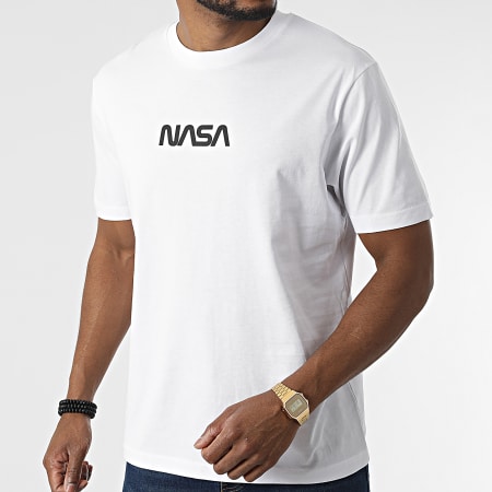 NASA - Camiseta extragrande grande de Japón blanca