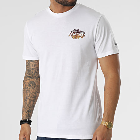 New Era - Tee Shirt Los Angeles Lakers 13083920 Blanc