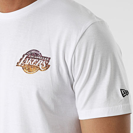 New Era - Maglietta Los Angeles Lakers 13083920 Bianco