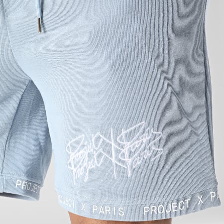 Project X Paris - Short Jogging 2240206 Bleu Clair