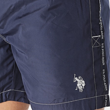 US Polo ASSN - Bram Pantaloncini da bagno a fascia blu navy