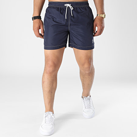 US Polo ASSN - Bram Pantaloncini da bagno a fascia blu navy
