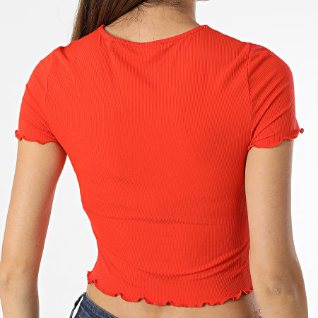 Vero Moda - Top Femme Crop Jill Orange
