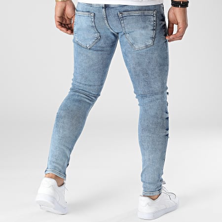 Classic Series - B5468 Jeans skinny in denim blu