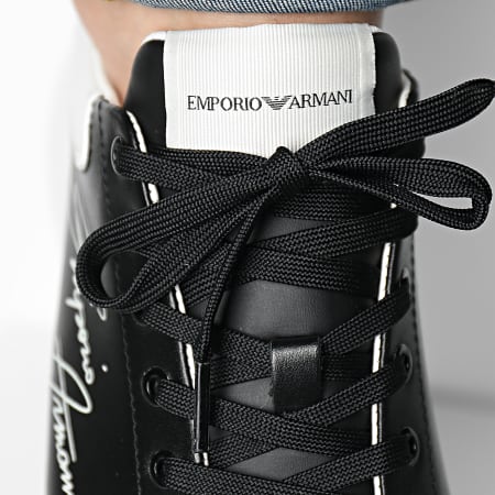 Emporio Armani - Baskets X4X264 XM670 Black Off White