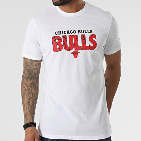 New Era - Tee Shirt Chicago Bulls 13083890 Blanc