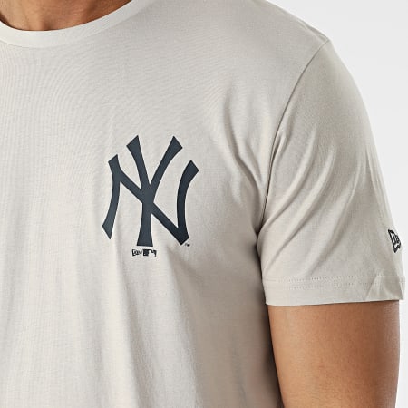 New Era - Maglietta New York Yankees 13083955 Grigio chiaro