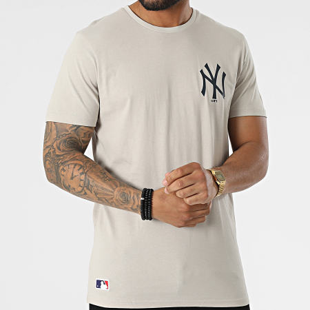 New Era - Tee Shirt New York Yankees 13083955 Gris Clair