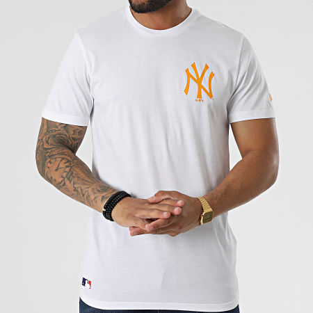 New Era - Tee Shirt New York Yankees 13083954 Blanc