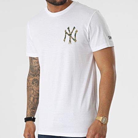 New Era - Tee Shirt New York Yankees 13083934 Blanc