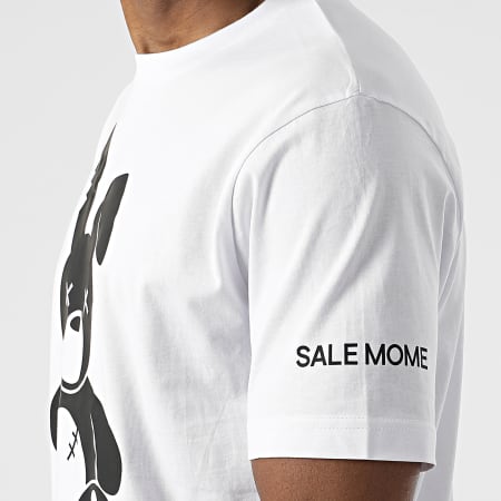 Sale Môme Paris - Tee Shirt Oversize Large Lapin Blanc Noir