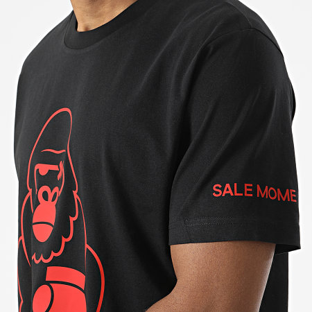 Sale Mome - Tee Shirt Oversize Large Gorille Noir Rouge