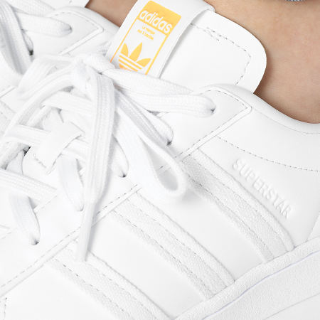 Adidas Originals - Sneakers Superstar donna GZ3452 Crystal White Flash Orange Core Black