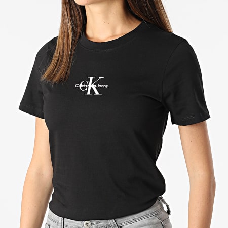 Calvin Klein - Tee Shirt Femme 9135 Noir