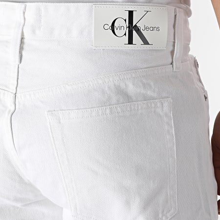 Calvin Klein - Short Jean Recto 90s 0524 Blanco