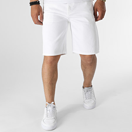 Calvin Klein - Short Jean 90s Straight 0524 Blanc