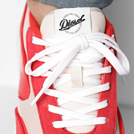 Diesel - Zapatillas Racer LC Y02873 Racing Red Whisper Pink Poppy Red