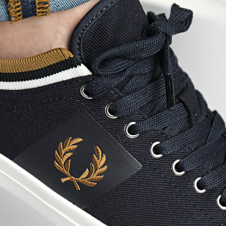 Fred Perry - Baskets Underspin Tipped Cuff Twill Navy