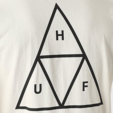 HUF - Tee Shirt A Manches Longues Essentials TS01750 Beige