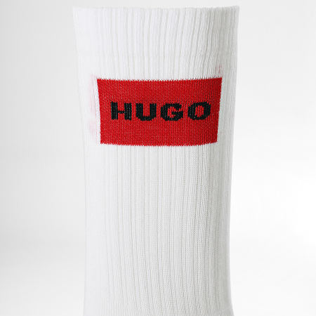 HUGO - Pack De 2 Pares De Calcetines 50468432 Blanco