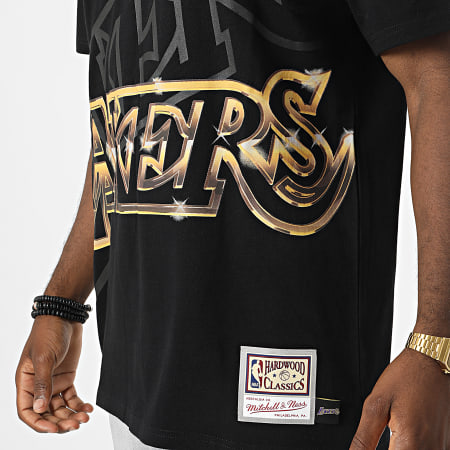 Mitchell and Ness - Maglietta oversize NBA Big Face Los Angeles Lakers Nero