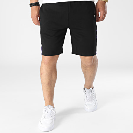 New Era - Pantalón corto de chándal a rayas de Los Angeles Lakers con panel lateral de la NBA 13116162 Negro