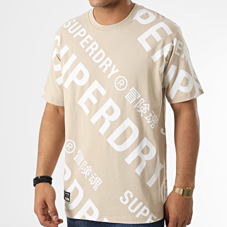 Superdry - Code Classic camiseta beige