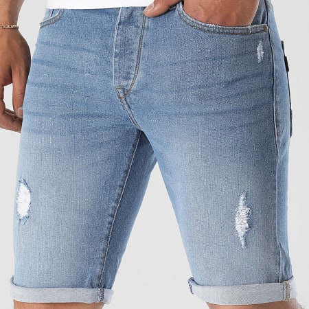 Tiffosi - Pantaloncini jeans slim 10043551 Blu Denim