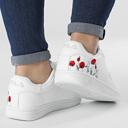 Fila - Crosscourt 2 Sneakers donna Poppy Low FFM0018 White Fila Red
