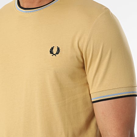 Fred Perry - Tee Shirt Twin Tipped M1588 Beige