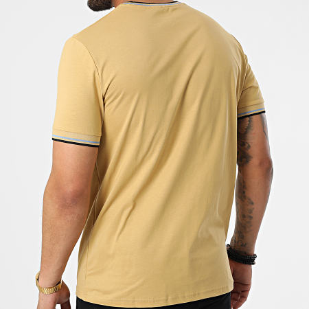 Fred Perry - Camiseta con ribete doble M1588 Beige