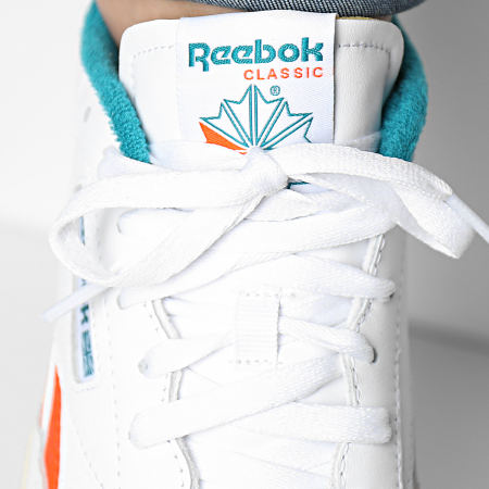 Reebok - Baskets Club C Revenge GX0385 Footwear White Pump Orange Seaport Teal