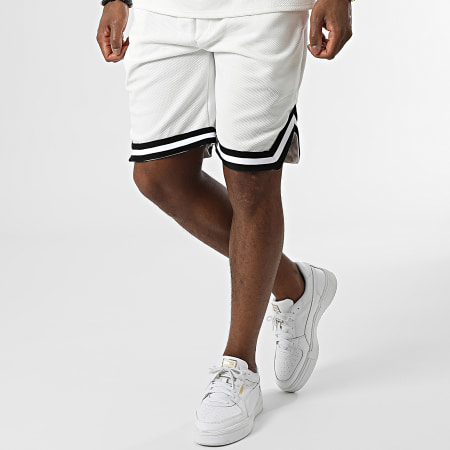 Uniplay - Conjunto Camiseta Short Jogging UP-ES-89 Blanco