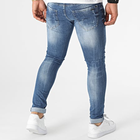 Uniplay - Jeans skinny 700 in denim blu