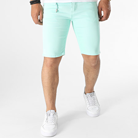 Uniplay - Short Jean 712 Turquoise Clair