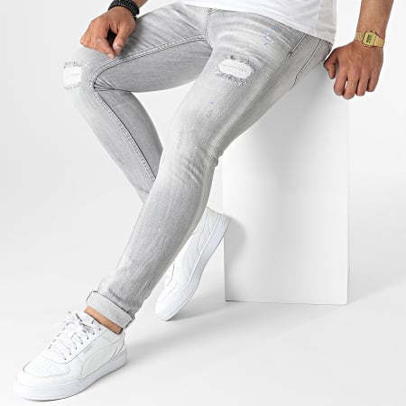 Uniplay - 714 Jeans skinny grigio chiaro