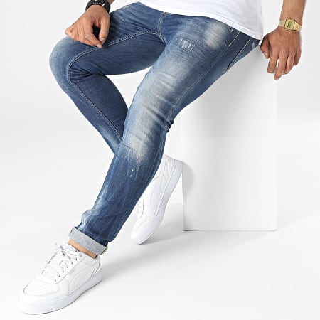 Uniplay - 699 Jeans skinny in denim blu