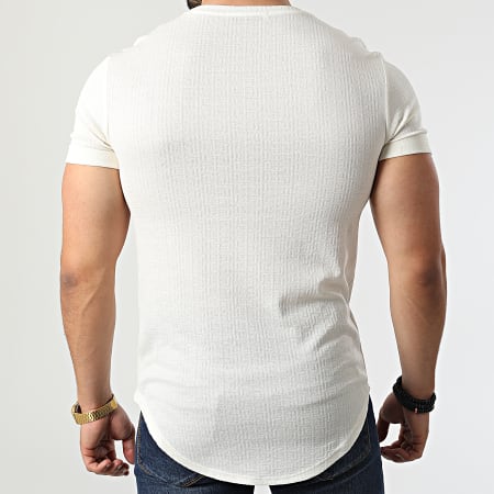 Frilivin - Camiseta oversize Beige claro