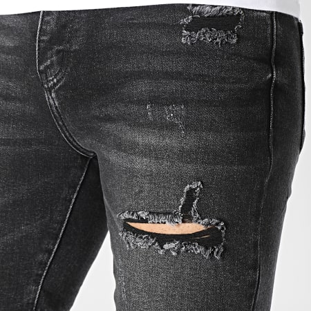 Frilivin - Pantaloncini di jeans neri